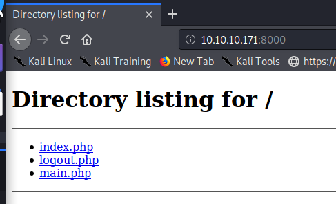 internal web directory served externally on OpenAdmin